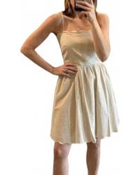 Lucy Paris - Scallop Mini Dress - Lyst