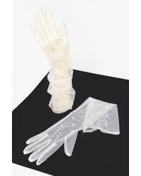 Fashnzfab - Mesh Long Gloves - Lyst