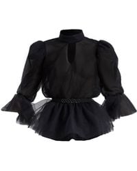 Saiid Kobeisy - Ruffled Blouse - Lyst
