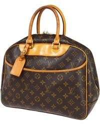 Louis Vuitton - Deauville Canvas Handbag (pre-owned) - Lyst