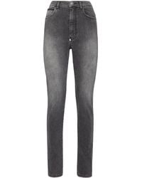 Philipp Plein - Denim Trousers Super High Waist Jegging - Lyst