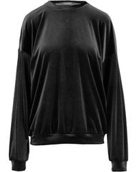 DON'T @ ME - Velvet Finish Stretch Jersey Sweatshirt - Lyst