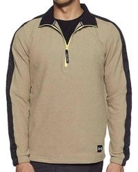 Under Armour - Sportstyle Microfleece 1/2 Zip Long Sleeve Top - Lyst