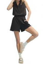 Wishlist - Athlete Collared Romper - Lyst