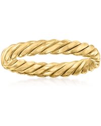 RS Pure - Ross-Simons 14Kt Twisted Ring - Lyst