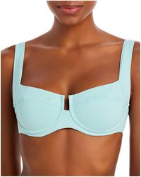 L*Space - Camellia Top Solid Nylon Bikini Swim Top - Lyst