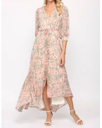 Fate - Floral Print Wrap Dress - Lyst