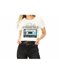 Prince Peter - Rick Springfield Cassette Cropped Tee - Lyst