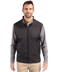 Cutter & Buck - Stealth Hybrid Quilted Full Zip Windbreaker Jacket - Lyst