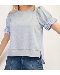 Eesome - Button Down Back Top - Lyst