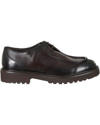 Doucal's - Dark Parabout Smooth Leather Lace-Up Derby Shoes - Lyst