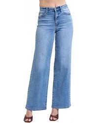Judy Blue - High Waist Vintage Wash Retro Wide Leg Jeans - Lyst