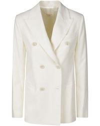 Montedoro - Double-Breasted Structured Tailored Wool Blazer - Lyst