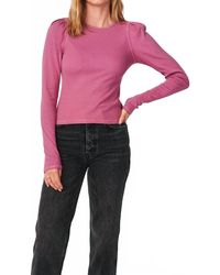 Sundry - Puff Sleeve Top - Lyst