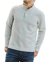 Flag & Anthem - Silverton Quilted Snap Mock Neck Sweater - Lyst