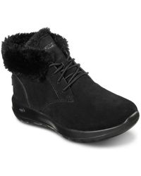 Skechers - On The Go Joy Suede Faux Fur Winter Boots - Lyst