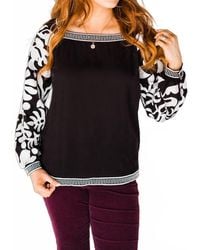 Layerz Clothing - Jill Patterned Top - Lyst