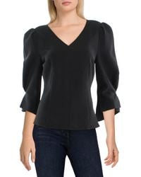 Gracia - Puff Sleeve Fitted Blouse - Lyst