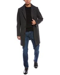 Cole Haan - Wool-Blend Top Coat - Lyst