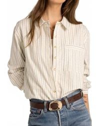 Thread & Supply - Lexington Striped Button Down Top - Lyst