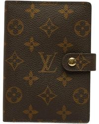 Louis Vuitton - Agenda Pm Canvas Wallet (pre-owned) - Lyst