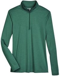 Team 365 - Zone Sonic Heather Performance Quarter-Zip Pullover - Lyst