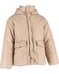 Nanushka - Button-Down Padded Hooded Down Jacket - Lyst