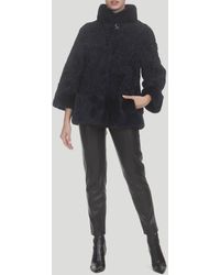 Gorski - Lamb Sections Jacket With Mink Trim - Lyst