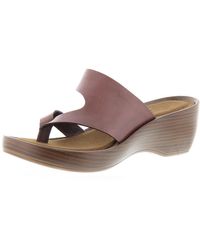 Eastland - Laurel Leather Slip On Thong Sandals - Lyst