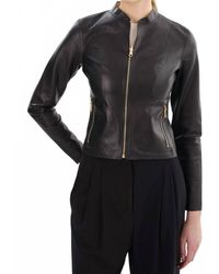 Lamarque - Chapin Reversible Leather Bomber Jacket - Lyst