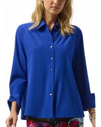 Joseph Ribkoff - Relaxed Fit Button Front Blouse - Lyst