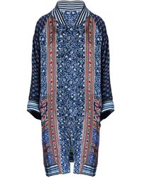 Johnny Was - Reversible Silk Long Fiori Silk Twill Kimono Coat - Lyst