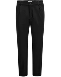 Cruna - Tailored Flat Front Comfort Trousers - Lyst