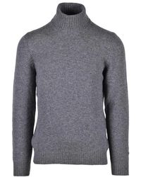 Vengera - High-Neck Virgin Wool Sweater - Lyst