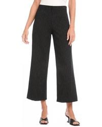 Karen Kane - Philine Pinstripe Cropped Pants - Lyst