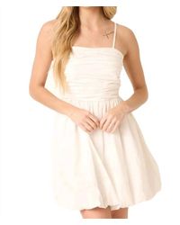 Mittoshop - Ruching Detail Bubble Hem Mini Dress - Lyst