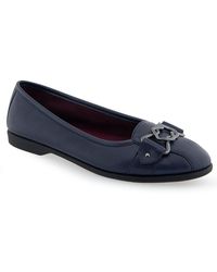 Aerosoles - Bia Leather Slip-on Loafers - Lyst