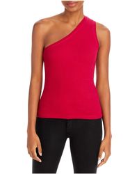 Three Dots - One Shoulder Ribber Tank Top - Lyst