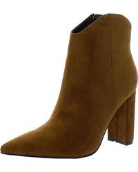 Marc Fisher - Pointed Toe Block Heel Ankle Boots - Lyst