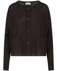 Ma'ry'ya - Virgin Wool Button-Front Cardigan - Lyst