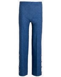 Vilagallo - Sailor Pants With Metal Buttons - Lyst