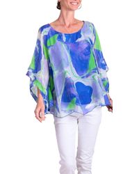 Gigi Moda - Coletta Abstract Silk Top - Lyst