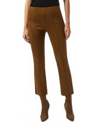 Joseph Ribkoff - Marled Suede Flare High-Rise Trousers - Lyst