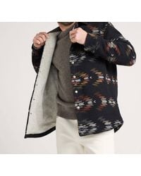 Pendleton - Wyeth Falls Cotton Chamois Sherpa-Lined Shirt Jacket - Lyst