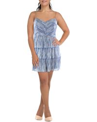 City Studios - Juniors Tiered Mini Cocktail And Party Dress - Lyst