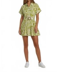 Sincerely Ours - Belted Mini Dress - Lyst