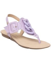 BOTTER - Couro Chain Link T-Strap Sandal - Lyst