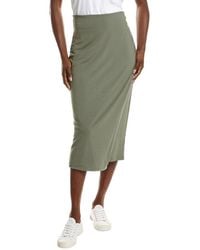 Vince - Draped Midi Skirt - Lyst