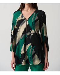 Joseph Ribkoff - Abstract Print Fit-And-Flare Tunic - Lyst