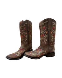 Stetson - Floral Square Toe - Lyst